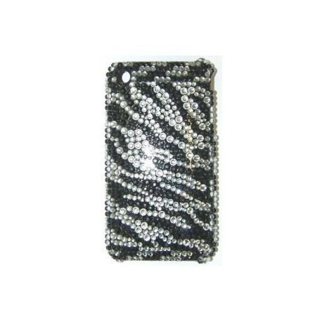Прозрачный чехол со стразами №17 Apple iPhone 3G / 3GS