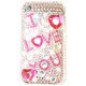 Прозрачный чехол со стразами №2 Apple iPhone 3G / 3GS