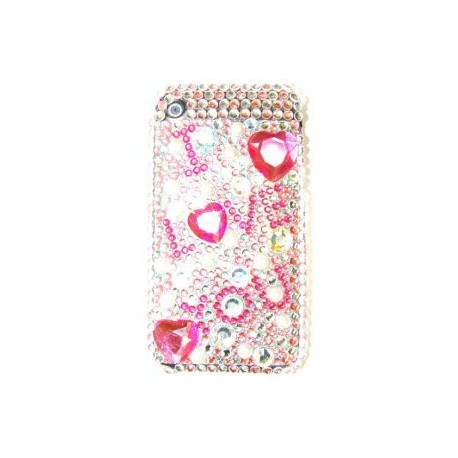 Прозрачный чехол со стразами №2 Apple iPhone 3G / 3GS