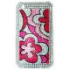 Прозрачный чехол со стразами №21 Apple iPhone 3G / 3GS