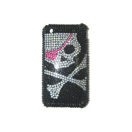 Прозрачный чехол со стразами №5 Apple iPhone 3G / 3GS