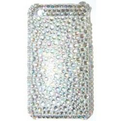 Прозрачный чехол со стразами №8 Apple iPhone 3G / 3GS