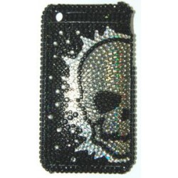 Прозрачный чехол со стразами №9 Apple iPhone 3G / 3GS