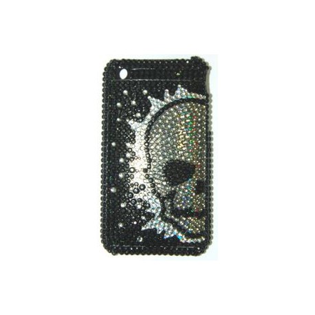 Прозрачный чехол со стразами №9 Apple iPhone 3G / 3GS