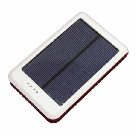 Портативный внешний аккумулятор "Smart POWERBANK" на солнечной батарее с фонариком / емкость 15000mAh